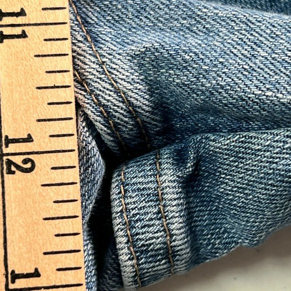 Lee Jeans Womens 16 Relaxed Straight Leg Blue Stretch Denim Casual Comfo… - Picture 8 of 9